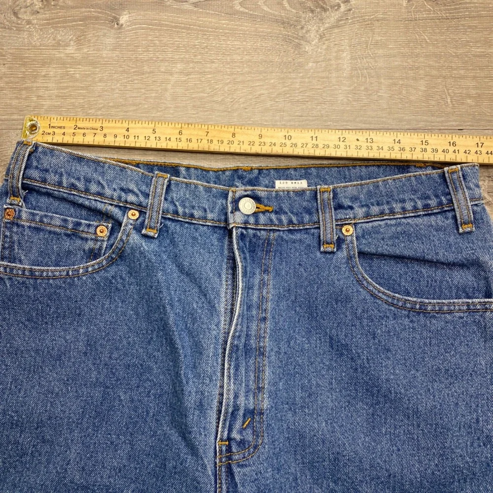 Levi's 505 Mens 36x34 Straight Leg  Denim Jeans Blue Made Canada Vintage 1998